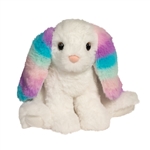 Soft Livie the 6 Inch Plush Rainbow Bunny by Douglas