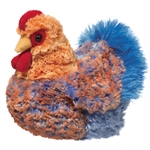 Henrietta the Plush Blue Laced Red Wyandotte Hen by Douglas