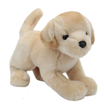 Spankie the 12 Inch Stuffed Yellow Lab Puppy by Douglas