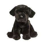 Whittaker the Floppy Plush Black Lab Puppy by Douglas