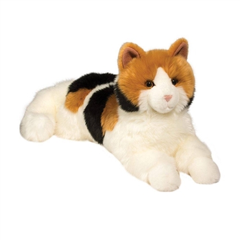 Puzzle the Stuffed Calico Cat by Douglas