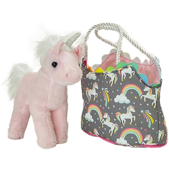 Fun Castle Sassy Sak with Plush Unicorn by Douglas