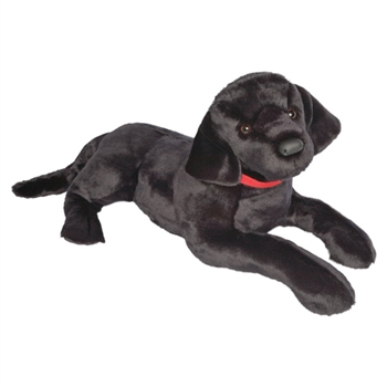 Dickens the Jumbo Stuffed Black Lab by Douglas