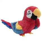 Gabby the Red Plush Parrot by Douglas