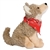 Trixter the Little Plush Coyote with Bandana by Douglas