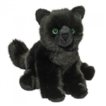 Salem the 12 Inch Stuffed Floppy Black Cat by Douglas