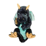 Stuffed Navy Dragon Lil Baby by Douglas