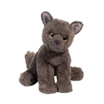 Mini Soft Colbie the 6.5 Inch Plush Gray Cat by Douglas