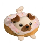 Plush Pug Donut Macaroon by Douglas