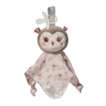 Nova Owl Plush Pacifier Holder Lovey by Douglas