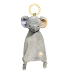 Joey Elephant Baby Safe Plush Lovey with Teether Ring by Douglas