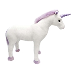 Ride-On 35 Inch Stuffed Unicorn by Fiesta