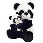 Mom and Baby Plush Pandas by Fiesta