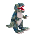 Blue Glitter T-Rex Stuffed Animal 19 Inch Dinosaur by Fiesta