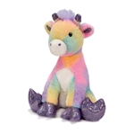 Large Rainbow Sherbet Stuffed Giraffe by Fiesta