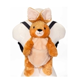 Plush Kangaroo Backpack by Fiesta