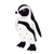 Medium African Penguin Stuffed Animal by Fiesta