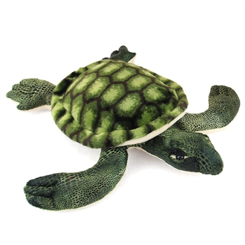 Stuffed Sea Turtle 14 Inch Plush Reptile by Fiesta