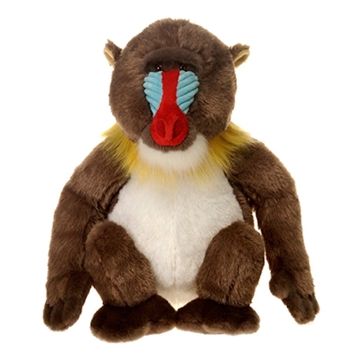 Realistic Mandrill Stuffed Animal by Fiesta