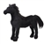 Large Standing Friesian Horse Stuffed Animal by Fiesta