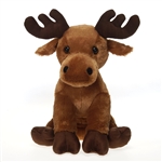 Large Sitting Moose Stuffed Animal by Fiesta