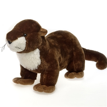 Stuffed River Otter 18 Inch Plush Animal by Fiesta