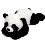 Jumbo Lying Stuffed Panda Plush Animal by Fiesta