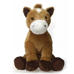 Large Sitting Stuffed Horse by Fiesta