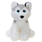 Sitting Husky Plush Animal by Fiesta