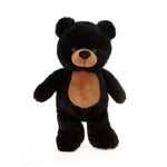 Plush Black Bear 11 Inch Stuffed Animal by Fiesta