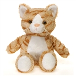 Plush Tabby Cat 11 Inch Stuffed Animal by Fiesta