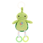 Huggy Huggables Baby Safe Plush Turtle Activity Toy with Sound by Fiesta