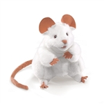Full Body White Mouse Puppet by Folkmanis Puppets