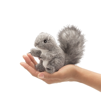 Gray Squirrel Finger Puppet by Folkmanis Puppets