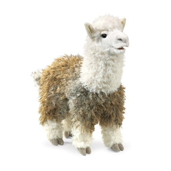 Full Body Alpaca Puppet by Folkmanis Puppets