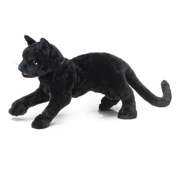 Full Body Black Cat Puppet by Folkmanis Puppets