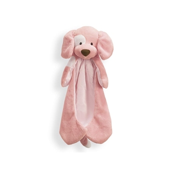 Spunky the Plush Pink Dog Huggybuddy Baby Blanket by Gund