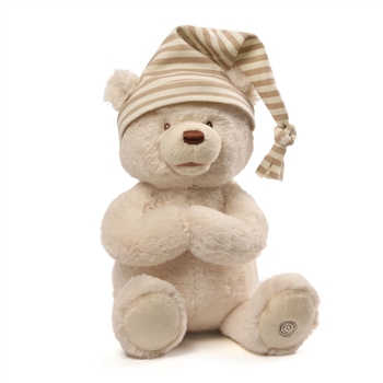 Goodnight Prayer Bear Animated Plush Toy by Gund