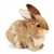 Handcrafted 12 Inch Lifelike Brown Rabbit Stuffed Animal by Hansa