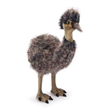 Handcrafted 15 Inch Lifelike Baby Emu Stuffed Animal by Hansa