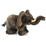 Handcrafted 9 Inch Lifelike Baby Elephant Stuffed Animal by Hansa