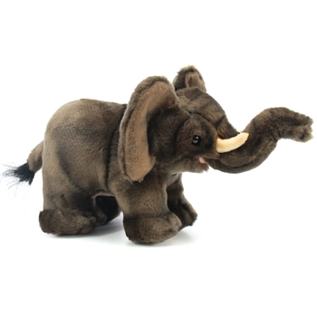 Handcrafted 9 Inch Lifelike Baby Elephant Stuffed Animal by Hansa