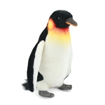 Handcrafted 10 Inch Lifelike Emperor Penguin Stuffed Animal by Hansa