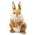 Handcrafted 12 Inch Lifelike Baby Brown Bunny Stuffed Animal by Hansa