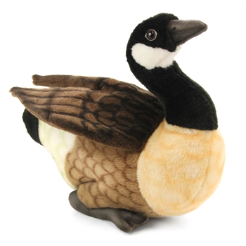 Lifelike Small Canada Goose Stuffed Animal by Hansa