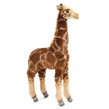 Handcrafted 20 Inch Lifelike Baby Giraffe Stuffed Animal by Hansa