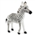 Handcrafted 12 Inch Lifelike Baby Zebra Stuffed Animal by Hansa