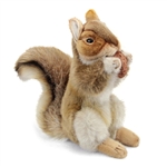 Handcrafted 9 Inch Standing Lifelike Squirrel Stuffed Animal by Hansa