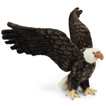 Handcrafted 27 Inch Lifelike Bald Eagle Stuffed Animal by Hansa