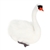 Lifelike White Swan Stuffed Animal by Hansa